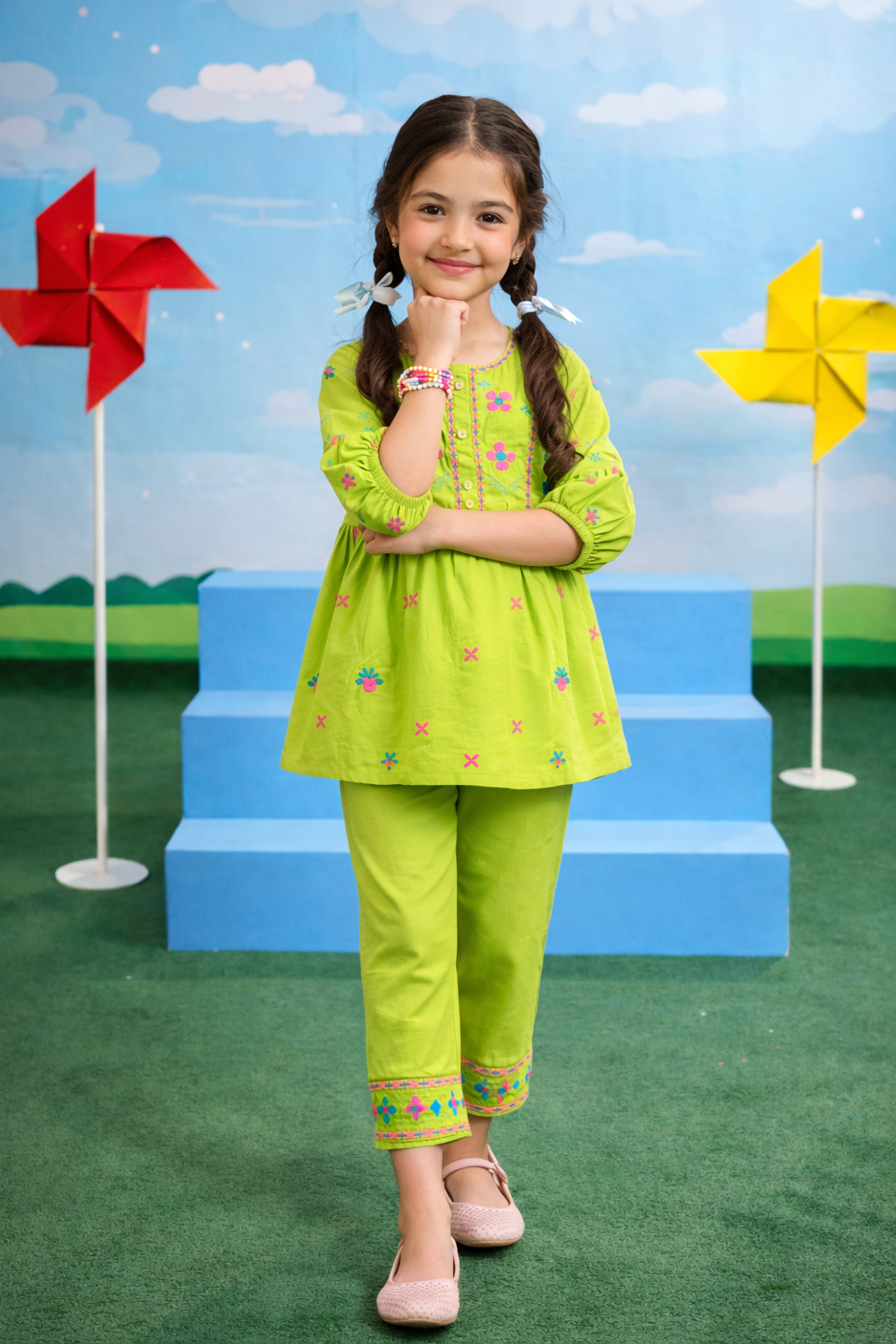 Girls Embroidered Frocks