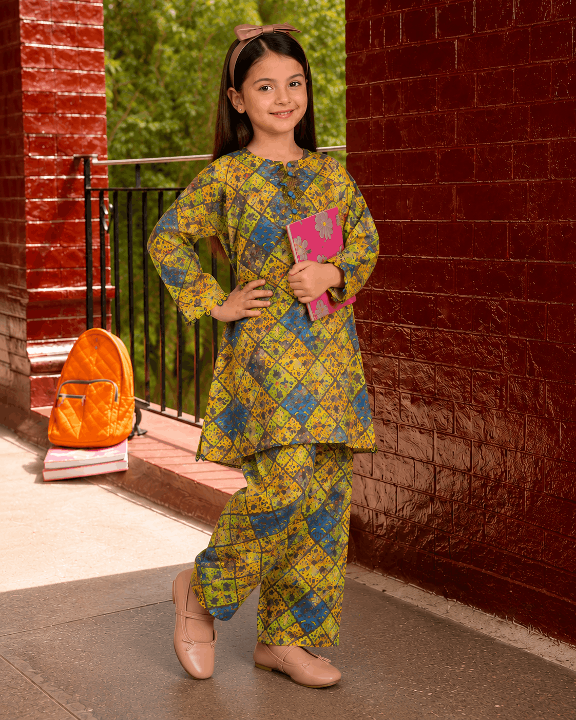 Girls Trendy Printed Co-Ord Set – Casual &amp; Comfortable Kids Wear