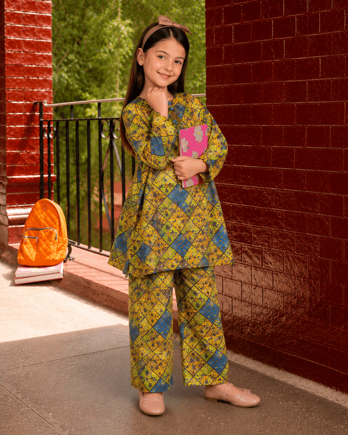 Girls Trendy Printed Co-Ord Set – Casual &amp; Comfortable Kids Wear