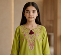 Girls Embroidered Eastern Wear 2 Piece Suit
