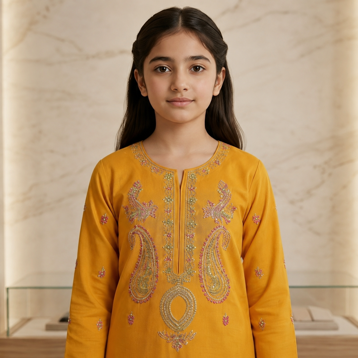 Girls Premium Embroidered 2 Piece Eastern Outfit