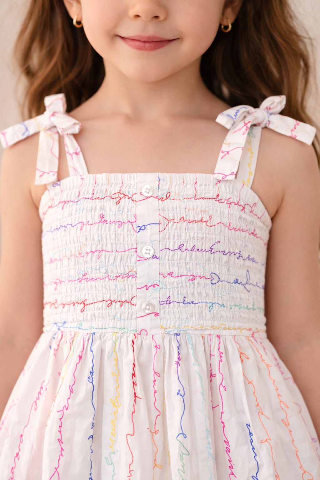 Smocked Bodice Girls Dress –  Frock